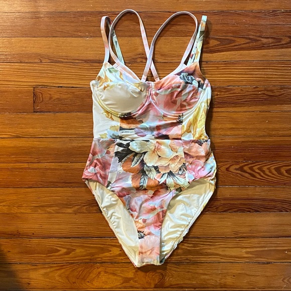✨HP✨Anthropologie Maeve Yvette Strappy One-Piece Swimsuit NWOT - Picture 5 of 8